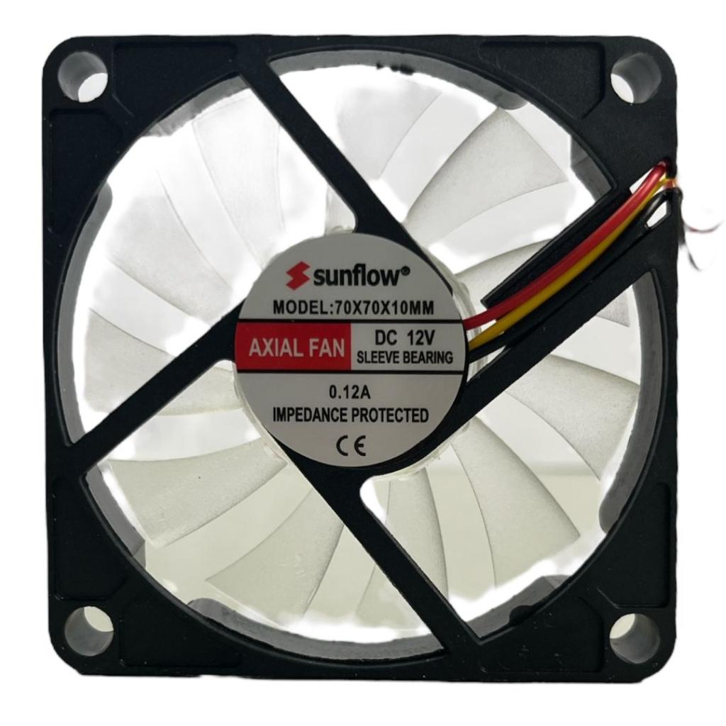 70x70x10mm / 12 V 3 wires with terminal  - Sumatronic