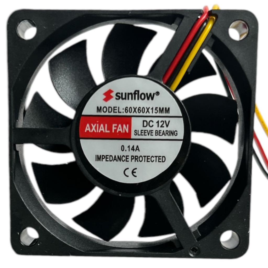 60x60x15mm / 12 V 3 wires with terminal  - Sumatronic