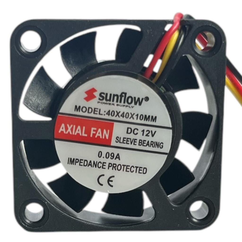 40X40X10mm / 12 V 3 wires  - Sumatronic