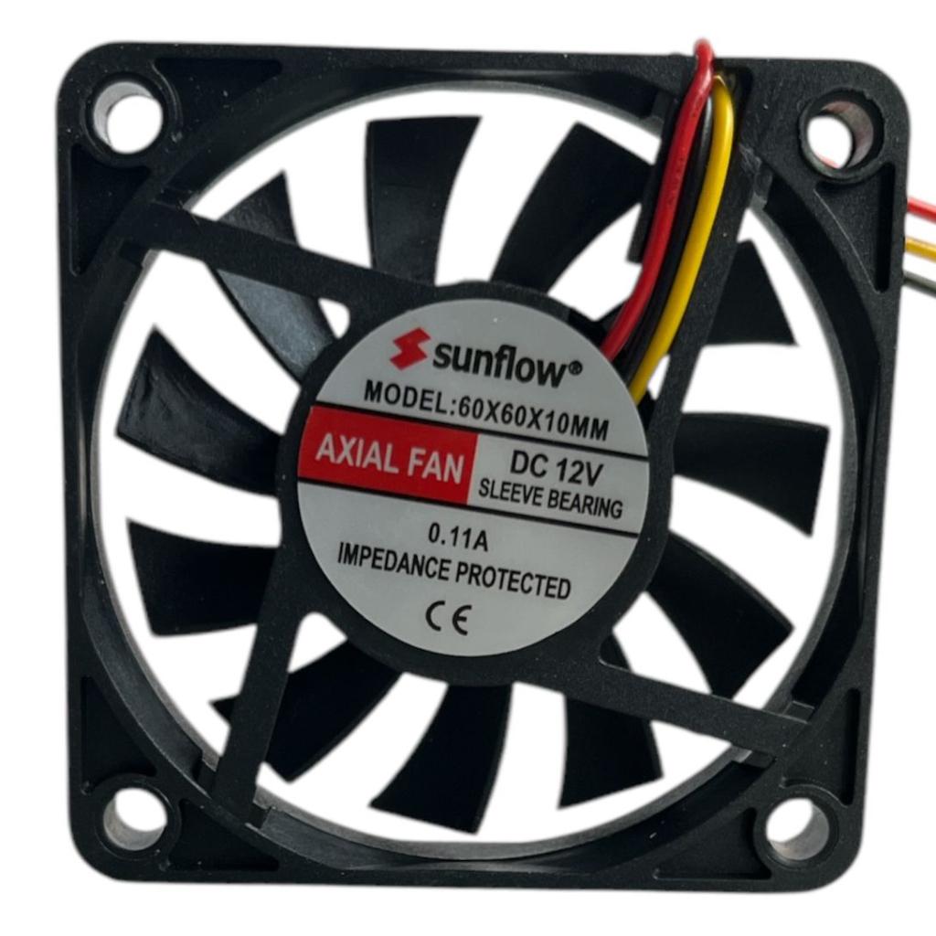 60x60x10mm / 12 V 3 wires with terminal  - Sumatronic