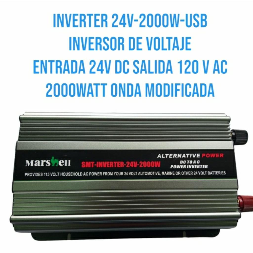 INVERSOR DE VOLTAJE SMT-INVERTER 24-2000W - Sumatronic